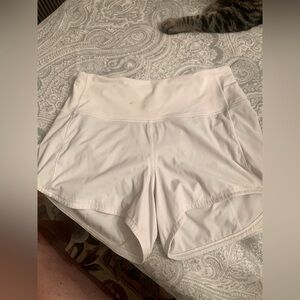 Lululemon Women's White Align Shorts